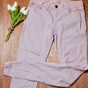 Vera Wang Princess Peachy Pink & Blue Heart Jeans